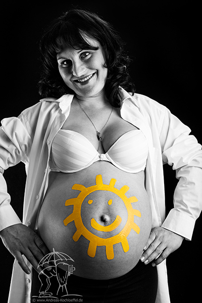 Babybauch-Fotografie